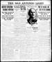 Thumbnail image of item number 1 in: 'The San Antonio Light (San Antonio, Tex.), Vol. 34, No. 250, Ed. 1 Sunday, September 27, 1914'.