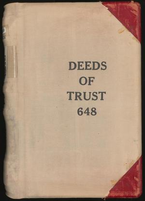 Travis County Deed Records: Deed Record 648 - Deeds of Trust