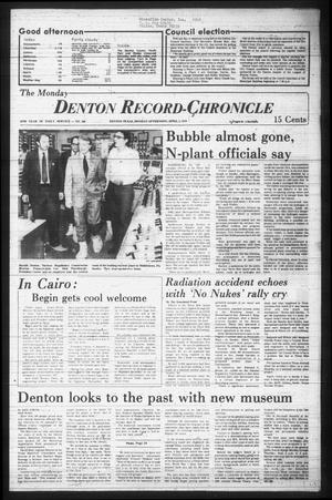 Primary view of object titled 'Denton Record-Chronicle (Denton, Tex.), Vol. 76, No. 208, Ed. 1 Monday, April 2, 1979'.