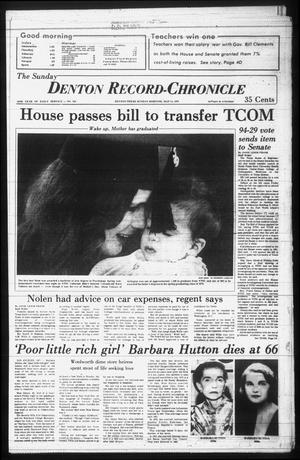 Denton Record-Chronicle (Denton, Tex.), Vol. 76, No. 243, Ed. 1 Sunday, May 13, 1979