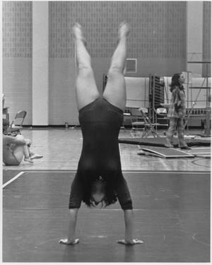 Primary view of object titled 'Gymnist Performing a Handstand'.
