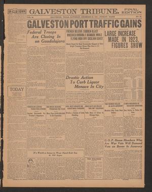 Primary view of object titled 'Galveston Tribune. (Galveston, Tex.), Vol. 44, No. 28, Ed. 1 Saturday, December 29, 1923'.