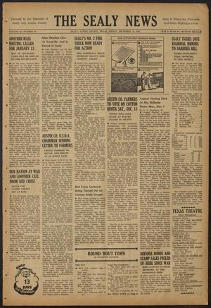 Primary view of object titled 'The Sealy News (Sealy, Tex.), Vol. 53, No. 40, Ed. 1 Friday, December 12, 1941'.