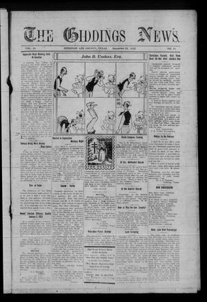 The Giddings News. (Giddings, Tex.), Vol. 34, No. 31, Ed. 1 Friday, December 15, 1922