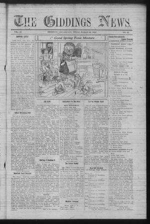 The Giddings News. (Giddings, Tex.), Vol. 34, No. 45, Ed. 1 Friday, March 30, 1923