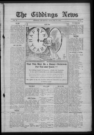 The Giddings News (Giddings, Tex.), Vol. 35, No. 31, Ed. 1 Friday, December 21, 1923