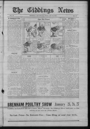 The Giddings News (Giddings, Tex.), Vol. 35, No. 35, Ed. 1 Friday, January 18, 1924
