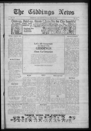 The Giddings News (Giddings, Tex.), Vol. 35, No. 52, Ed. 1 Friday, May 16, 1924