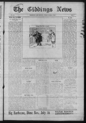 The Giddings News (Giddings, Tex.), Vol. 36, No. 3, Ed. 1 Friday, June 6, 1924