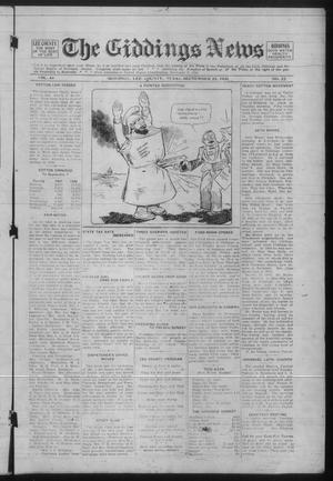 The Giddings News (Giddings, Tex.), Vol. 44, No. 22, Ed. 1 Friday, September 25, 1931