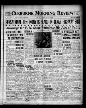 Cleburne Morning Review (Cleburne, Tex.), Vol. 22, No. 45, Ed. 1 Friday, January 22, 1926