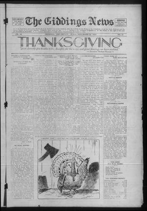 The Giddings News (Giddings, Tex.), Vol. 44, No. 31, Ed. 1 Friday, November 27, 1931
