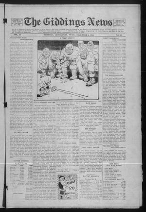The Giddings News (Giddings, Tex.), Vol. 44, No. 32, Ed. 1 Friday, December 4, 1931