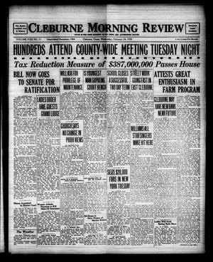 Cleburne Morning Review (Cleburne, Tex.), Vol. 22, No. 73, Ed. 1 Wednesday, February 24, 1926