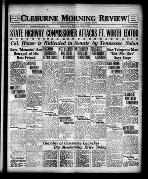 Cleburne Morning Review (Cleburne, Tex.), Vol. 22, No. 79, Ed. 1 Wednesday, March 3, 1926