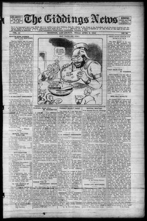 The Giddings News (Giddings, Tex.), Vol. 44, No. 50, Ed. 1 Friday, April 8, 1932