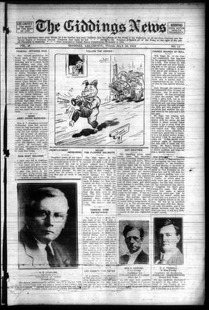 The Giddings News (Giddings, Tex.), Vol. 45, No. 13, Ed. 1 Friday, July 22, 1932