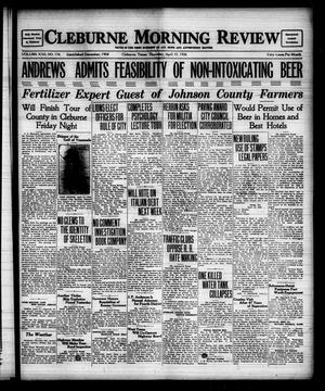 Cleburne Morning Review (Cleburne, Tex.), Vol. 22, No. 116, Ed. 1 Thursday, April 15, 1926