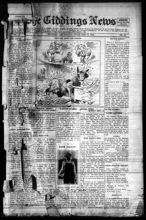 Primary view of object titled 'The Giddings News (Giddings, Tex.), Vol. 45, No. 20, Ed. 1 Friday, September 9, 1932'.
