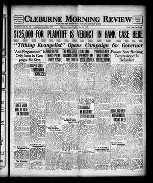 Cleburne Morning Review (Cleburne, Tex.), Vol. 22, No. 141, Ed. 1 Sunday, May 16, 1926