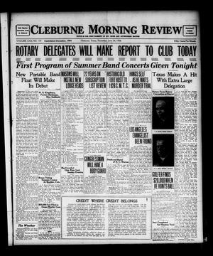 Cleburne Morning Review (Cleburne, Tex.), Vol. 22, No. 174, Ed. 1 Thursday, June 24, 1926