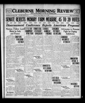 Cleburne Morning Review (Cleburne, Tex.), Vol. 22, No. 175, Ed. 1 Friday, June 25, 1926