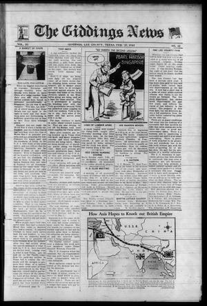 The Giddings News (Giddings, Tex.), Vol. 53, No. 42, Ed. 1 Friday, February 27, 1942