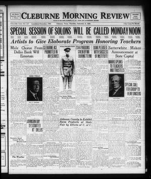 Cleburne Morning Review (Cleburne, Tex.), Vol. 22, No. 237, Ed. 1 Thursday, September 9, 1926