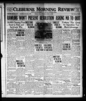 Cleburne Morning Review (Cleburne, Tex.), Vol. 22, No. 260, Ed. 1 Wednesday, October 6, 1926