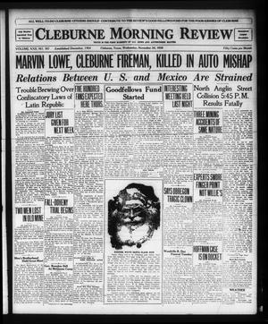 Cleburne Morning Review (Cleburne, Tex.), Vol. 22, No. 307, Ed. 1 Wednesday, November 24, 1926