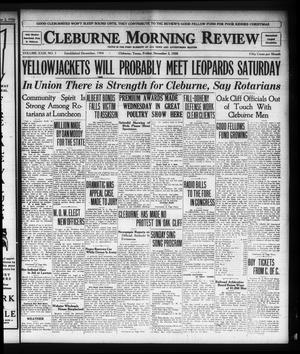 Cleburne Morning Review (Cleburne, Tex.), Vol. 23, No. 3, Ed. 1 Friday, December 3, 1926
