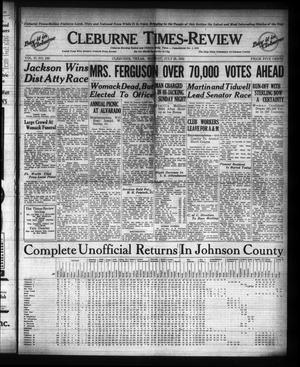 Cleburne Times-Review (Cleburne, Tex.), Vol. 27, No. 249, Ed. 1 Monday, July 25, 1932