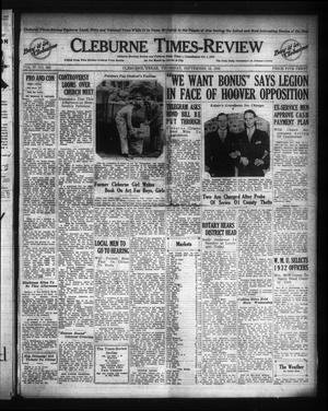 Cleburne Times-Review (Cleburne, Tex.), Vol. 27, No. 293, Ed. 1 Thursday, September 15, 1932