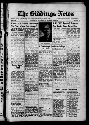 The Giddings News (Giddings, Tex.), Vol. 67, No. 31, Ed. 1 Thursday, July 5, 1956