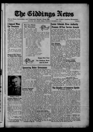 The Giddings News (Giddings, Tex.), Vol. 68, No. 3, Ed. 1 Thursday, December 27, 1956