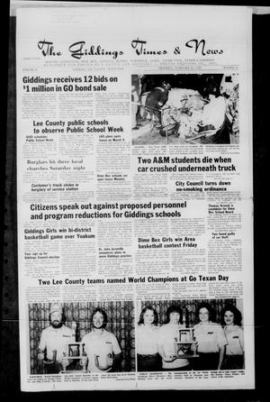The Giddings Times & News (Giddings, Tex.), Vol. 97, No. 35, Ed. 1 Thursday, February 26, 1987