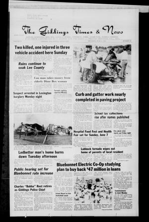 The Giddings Times & News (Giddings, Tex.), Vol. 97, No. 49, Ed. 1 Thursday, June 4, 1987