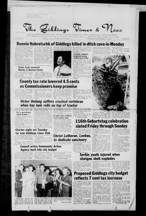 The Giddings Times & News (Giddings, Tex.), Vol. 98, No. 12, Ed. 1 Thursday, September 17, 1987