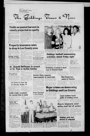 The Giddings Times & News (Giddings, Tex.), Vol. 98, No. 16, Ed. 1 Thursday, October 15, 1987