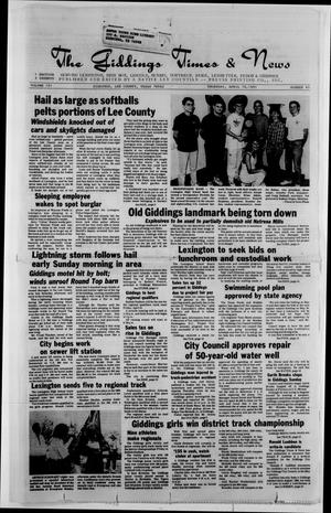 The Giddings Times & News (Giddings, Tex.), Vol. 101, No. 43, Ed. 1 Thursday, April 18, 1991