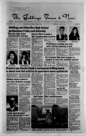 The Giddings Times & News (Giddings, Tex.), Vol. 101, No. 49, Ed. 1 Thursday, May 30, 1991