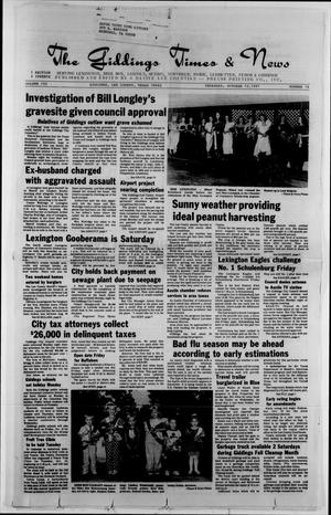 The Giddings Times & News (Giddings, Tex.), Vol. 102, No. 16, Ed. 1 Thursday, October 10, 1991