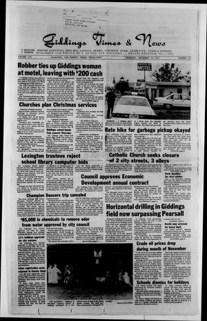 Giddings Times & News (Giddings, Tex.), Vol. 102, No. 26, Ed. 1 Thursday, December 19, 1991