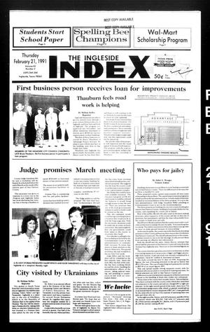 The Ingleside Index (Ingleside, Tex.), Vol. 42, No. 3, Ed. 1 Thursday, February 21, 1991