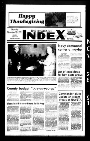 Primary view of object titled 'The Ingleside Index (Ingleside, Tex.), Vol. 42, No. 43, Ed. 1 Thursday, November 28, 1991'.