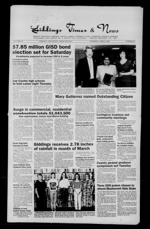 Giddings Times & News (Giddings, Tex.), Vol. 105, No. 42, Ed. 1 Thursday, April 6, 1995