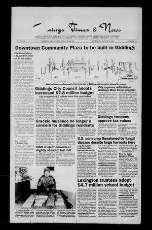 Giddings Times & News (Giddings, Tex.), Vol. 106, No. 10, Ed. 1 Thursday, August 24, 1995
