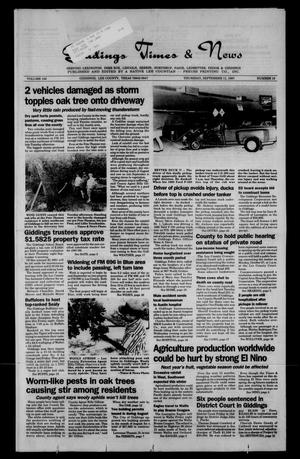 Giddings Times & News (Giddings, Tex.), Vol. 108, No. 13, Ed. 1 Thursday, September 11, 1997