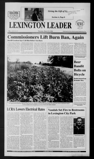 Lexington Leader (Lexington, Tex.), Vol. 10, No. 418, Ed. 1 Thursday, March 30, 2006