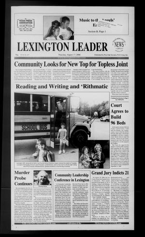 Primary view of object titled 'Lexington Leader (Lexington, Tex.), Vol. 10, No. 437, Ed. 1 Thursday, August 17, 2006'.